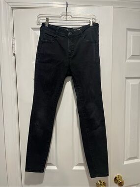 Pilcro Black Skinny High-Rise Jeans
